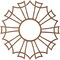 Ekena Millwork Augustus Wood Fretwork Pierced Ceiling Medallion, Walnut, 22"OD x 7 3/4"ID x 3/8"T CMWP22X22X0375AUWA - alternate 3
